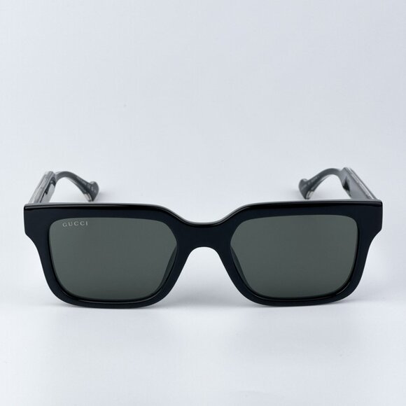 Gucci Men Black Grey Square BRAND NEW Sunglasses GG1732SK 001 - Picture 2 of 11